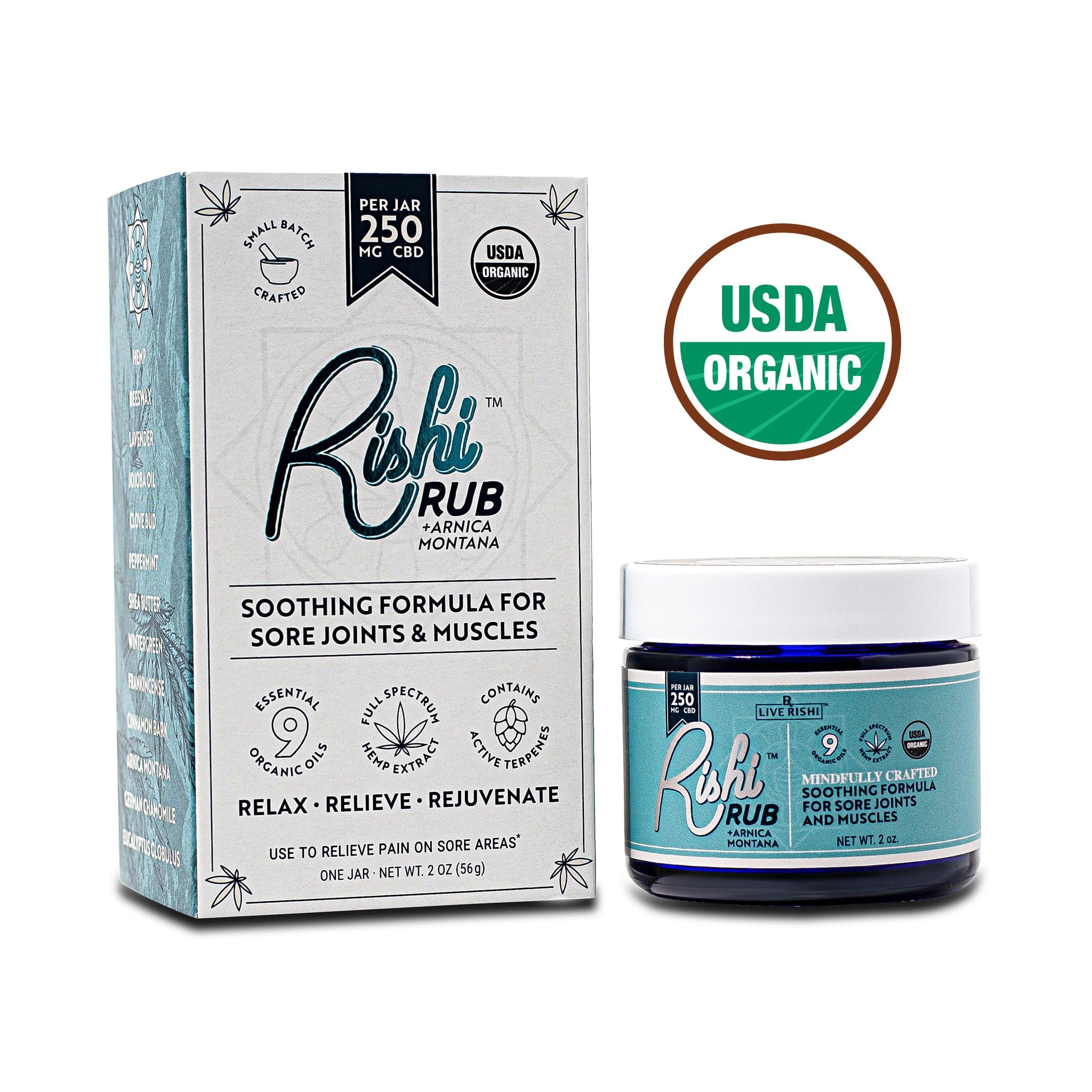 Rishi Rub CBD with Arnica (250 mg)